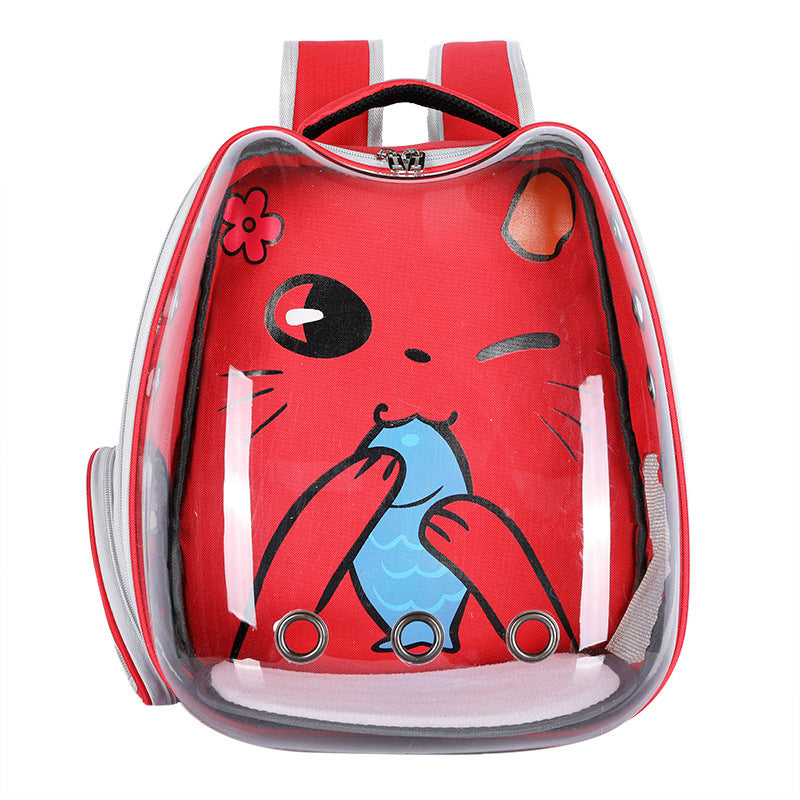 Cat Bag Transparent Outgoing Bag Portable Cat