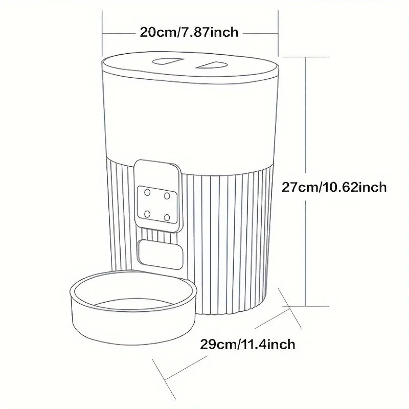 Smart WiFi Pet Feeder | Remote Automatic Dispenser